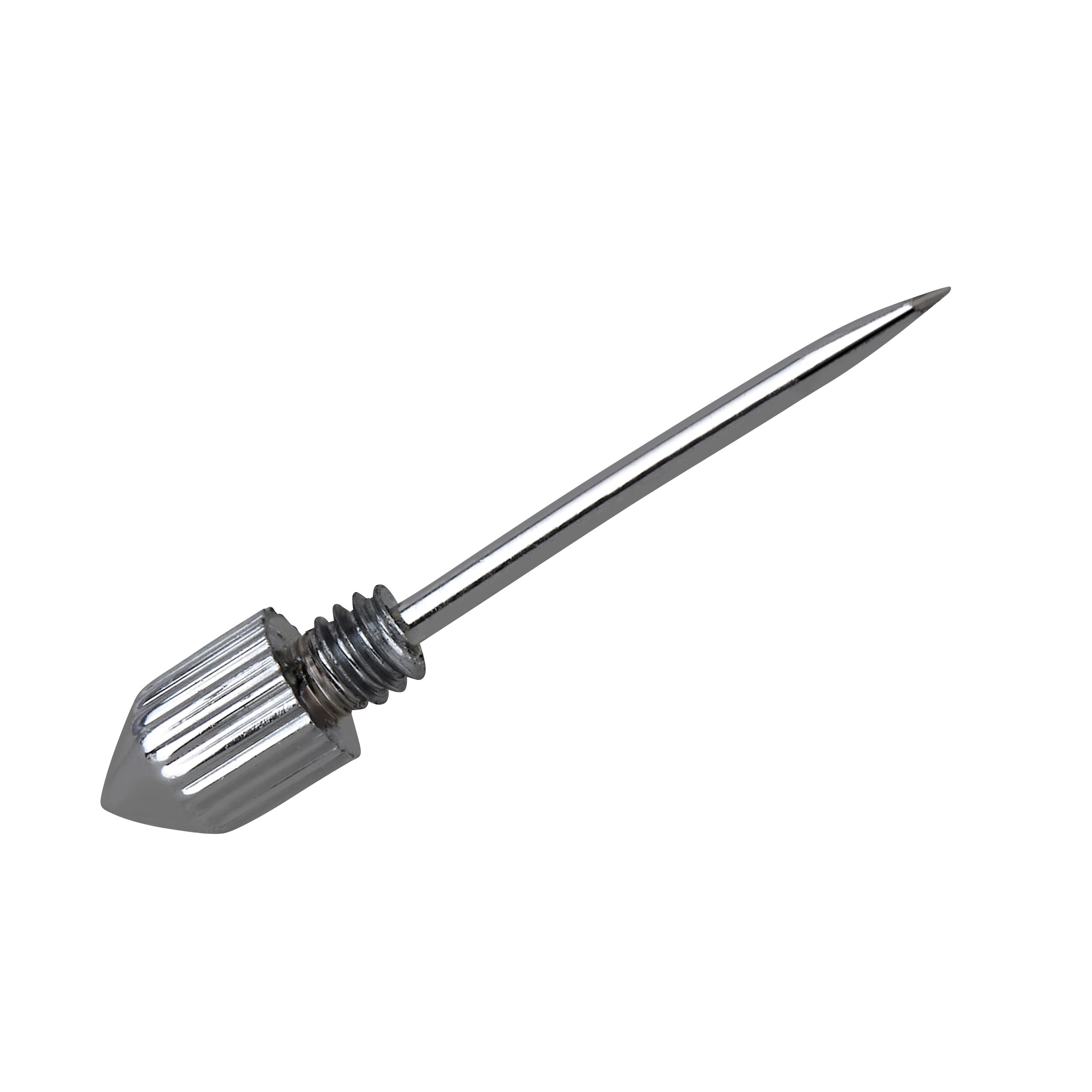 Reflexhammer nach Babinsky mit rundem Kopf und Nadel - 150 g schwer - verchromter rostfreier Edelstahl