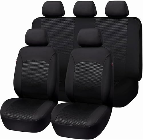 Flying Banner Fundas de asiento de coche, asientos delanteros, asiento trasero, poliéster, protectores de asiento de automóvil, fácil instalación,