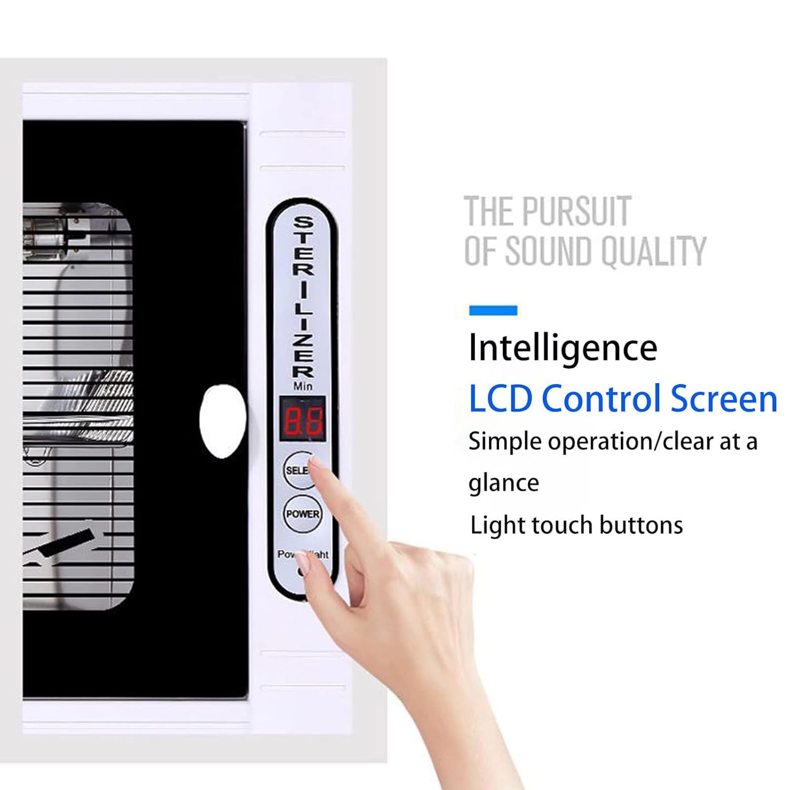 Armario de Desinfección UV, Esterilizador UV, Caja de desinfección UV LED, Esterilizadores para herramientas de uñas, Esterilizador con temporizador