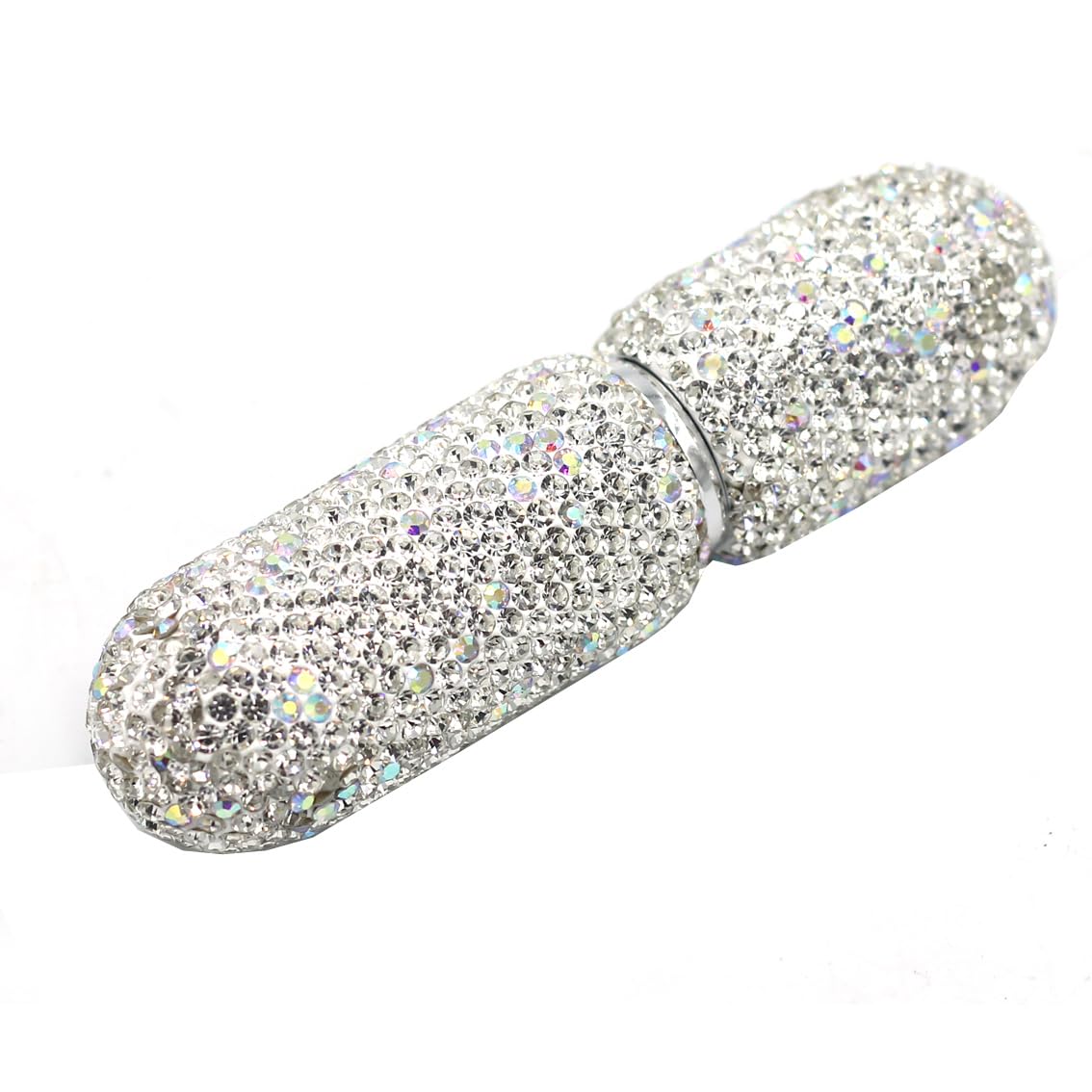 Bestbling Bling Sparkling Rhinestone 6ml Travel Perfume Bottle - Glass Spray Bottle for Cosmetics and Perfume Refill - Aluminum Atomizer Empty Bottle (Silver), BPB02