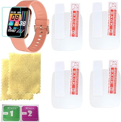 OCTelect screen protector for ZKCREATION Smart Watch Fitness Tracker 4PCS in one pack