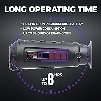 Vista 8 de AGM Global Vision Taipan Thermal Imaging Monocular for Hunting 12μm Sensor, Hot Spot Tracking, 8× Digital Zoom, Video Recording, WiFi, IP67