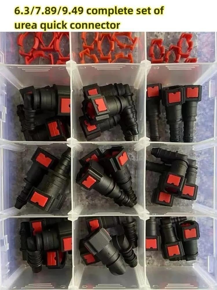 Kit de tubería de combustible con conector rápido de bomba de urea, 24 Uds