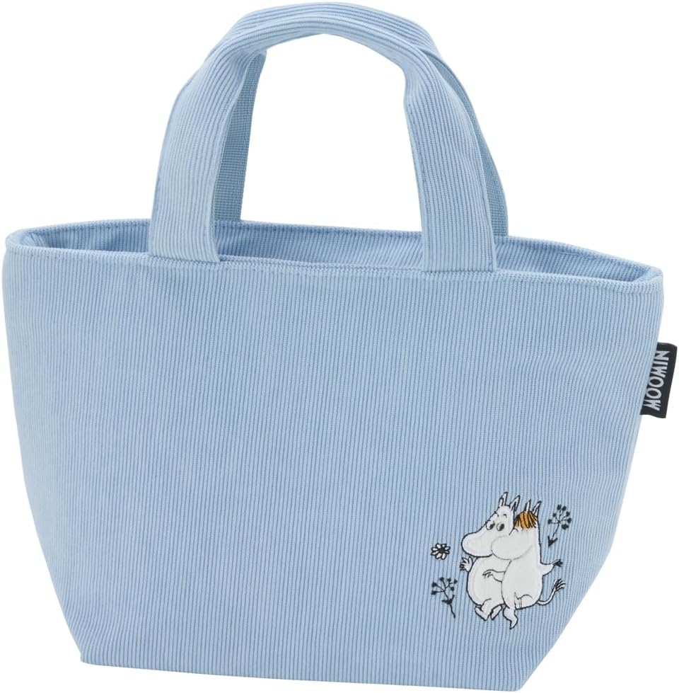 Skater KCOB2-A Corduroy Fabric, Cold Insulation, Lunch Bag, 11.8 x Depth 4.7 x Height 7.1 inches (30 x 12 x 18 cm), Moomin