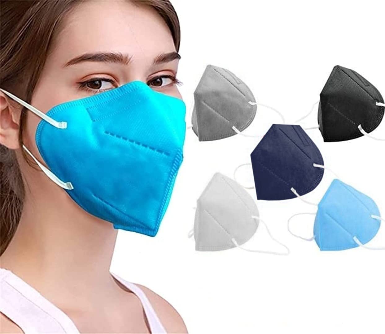 Alenza Exports N95 Mask Reusable and Washable Pack of 100 pcs Dust protect, Comfortable and easy to wear Multicolor N95 Mask Combo Pack for Men & Women (Pack of 100) (B0913FKDF1) Amazon Price History, Amazon Price Tracker