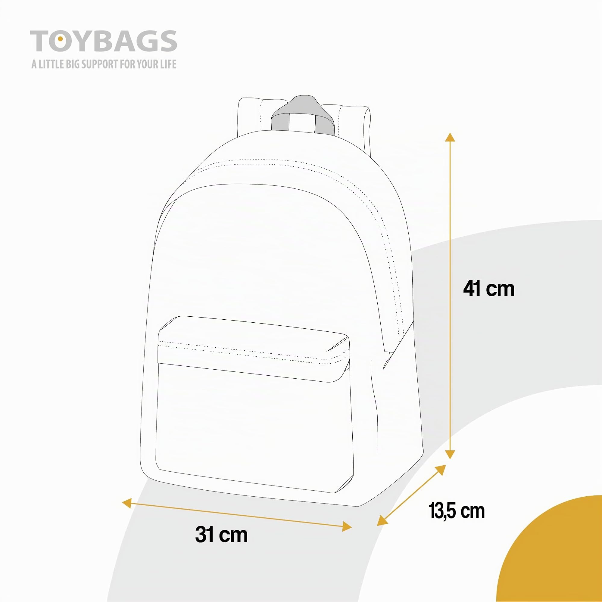Sac à dos école américain Fortnite Dark Black - poche principale et poche avant - compartiment pour ordinateur et intérieur doublé - bretelles ergonomiques et rembourrées - 41x31x13,5 cm - Toybags