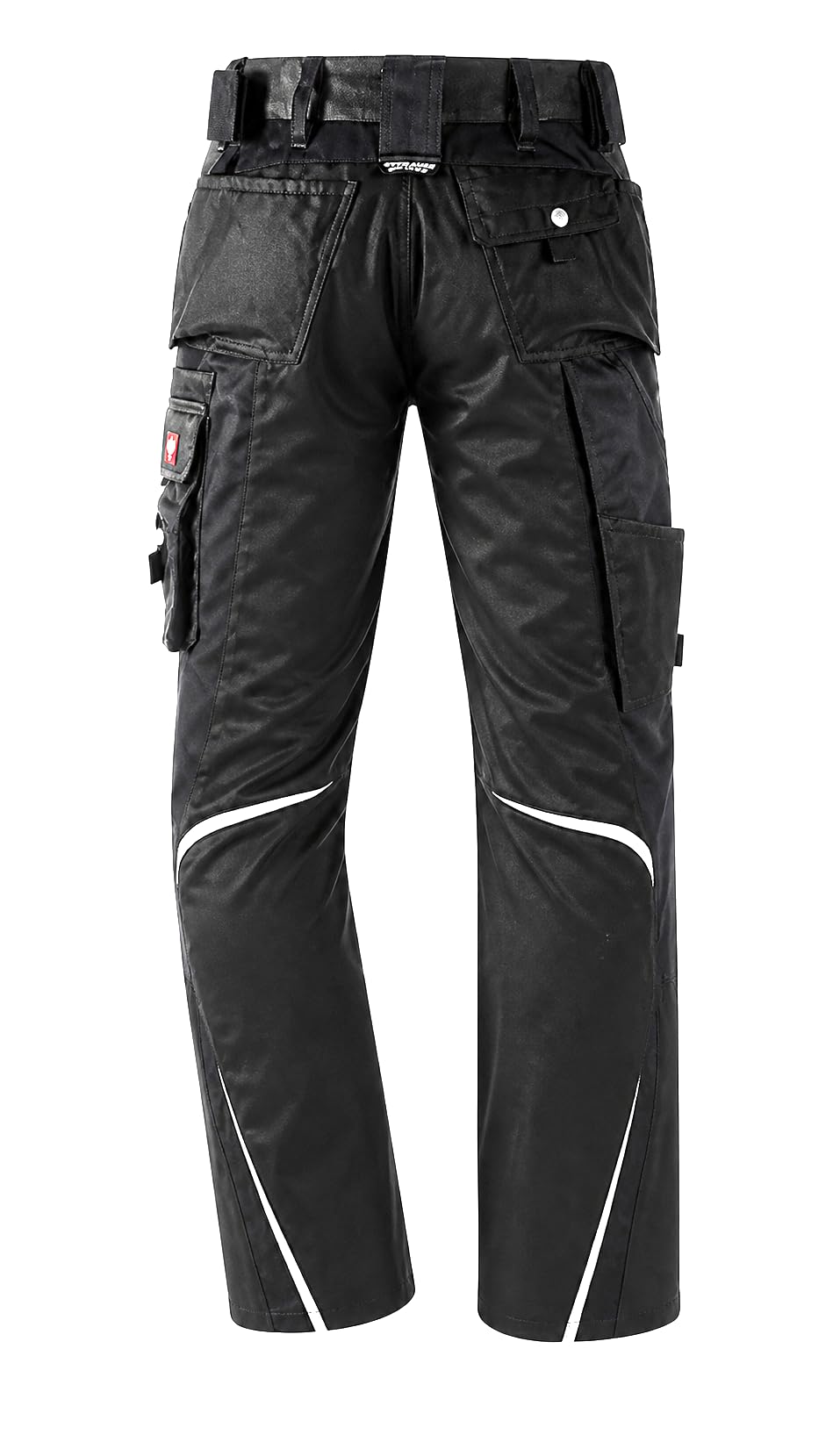 Generisch Schwarze Arbeitshose Herren Bundhose Workwear Handwerkerhose mit Stretchbund Werkzeugtaschen