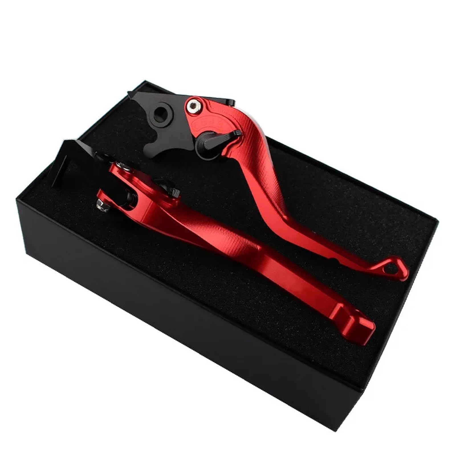 Ywqjiopm Red Motorcycle Brake Clutch Lever Motorcycles Handlebar For Trident660 2021 2022 Adjustable Short Brake Clutch Levers Motorbike Clutch Brake Handle Lever