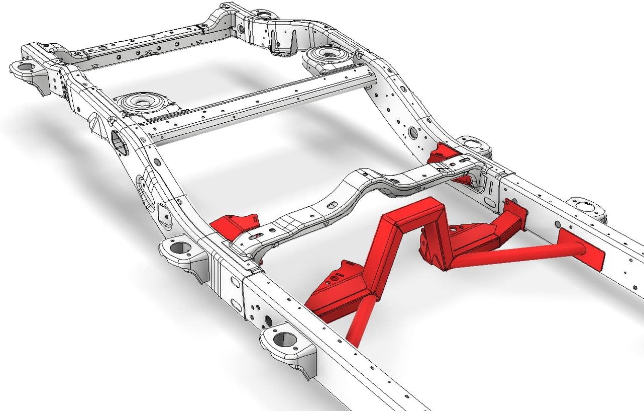 Motobilt Rear 4 Link Suspension Bracket Kit for JLU