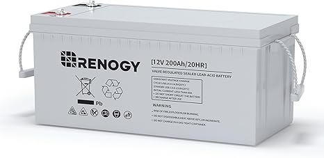 7 Best RV Deep Cycle Battery Review 2025 3 Renogy 200Ah Deep Cycle AGM RV Battery