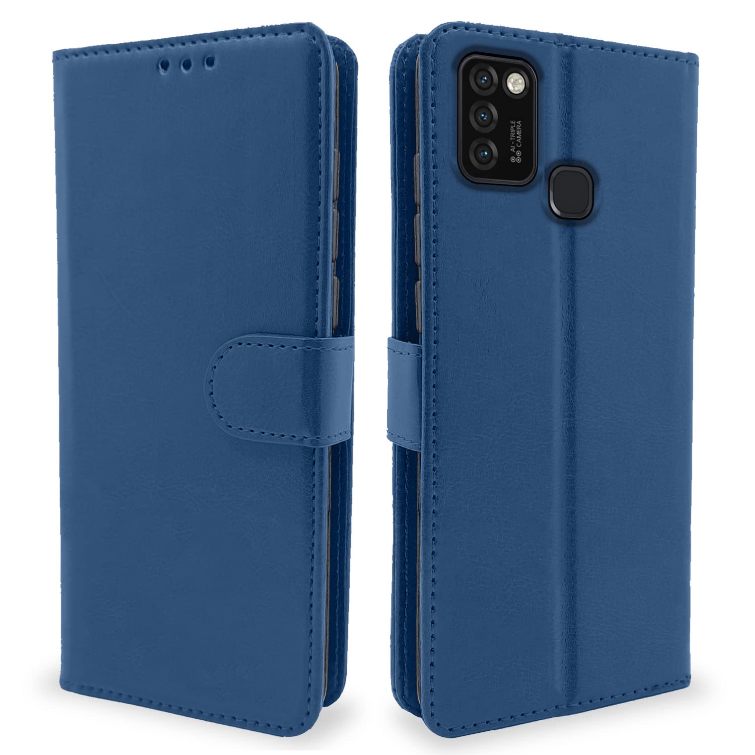 Pikkme Infinix Smart 5 Flip Cover | PU Leather Finish | 360 Protection | Wallet & Stand | Strong Magnetic Flip Case for Infinix Smart 5 (Blue) (B09PN3BYRT) Amazon Price History, Amazon Price Tracker