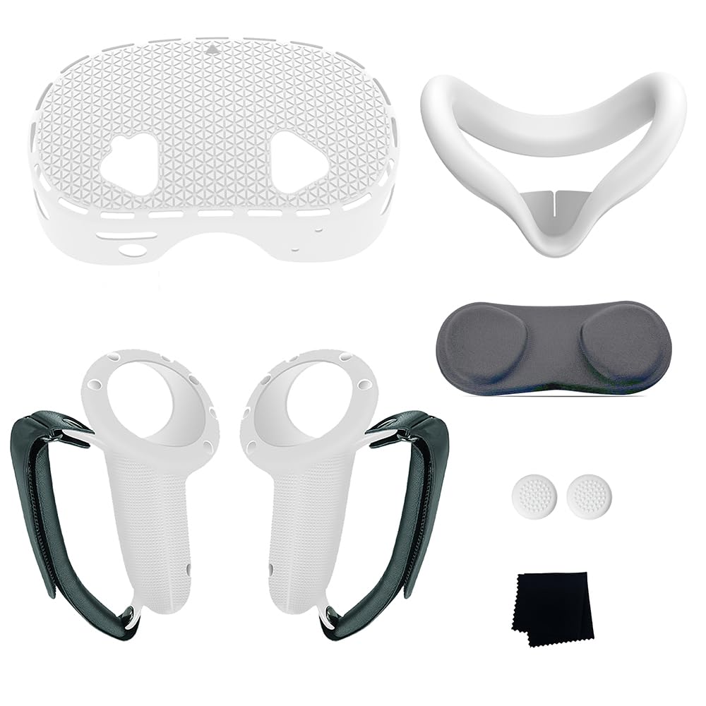 Amazon | Meta Quest 3S 対応 シリコンケース セット,2コントローラー