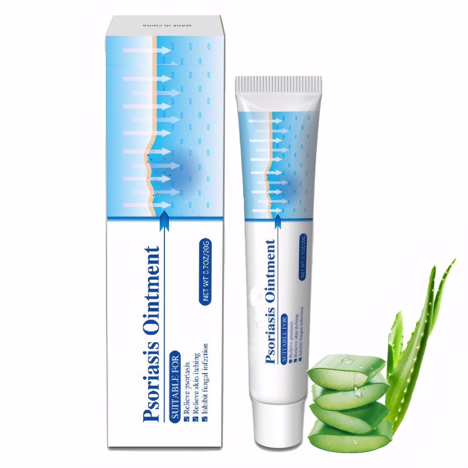 Psoriasis Cream for Skin, Psoriasis Eczema Soothing Ointment Dermatitis Cream to Relieve Itching for Skin Dry Itchy, Rough Peeling