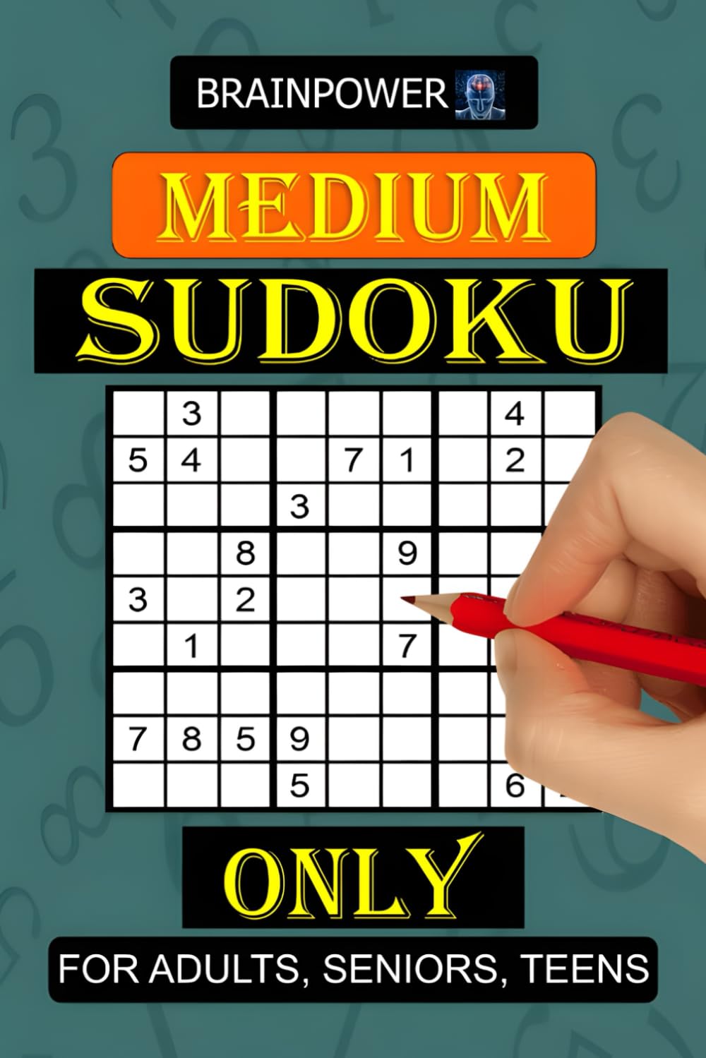 Medium Sudoku Only: Medium Sudoku Large Print – Medium-Level Sudoku Puzzles for Adults, Seniors & Teens | Balanced Brain Training