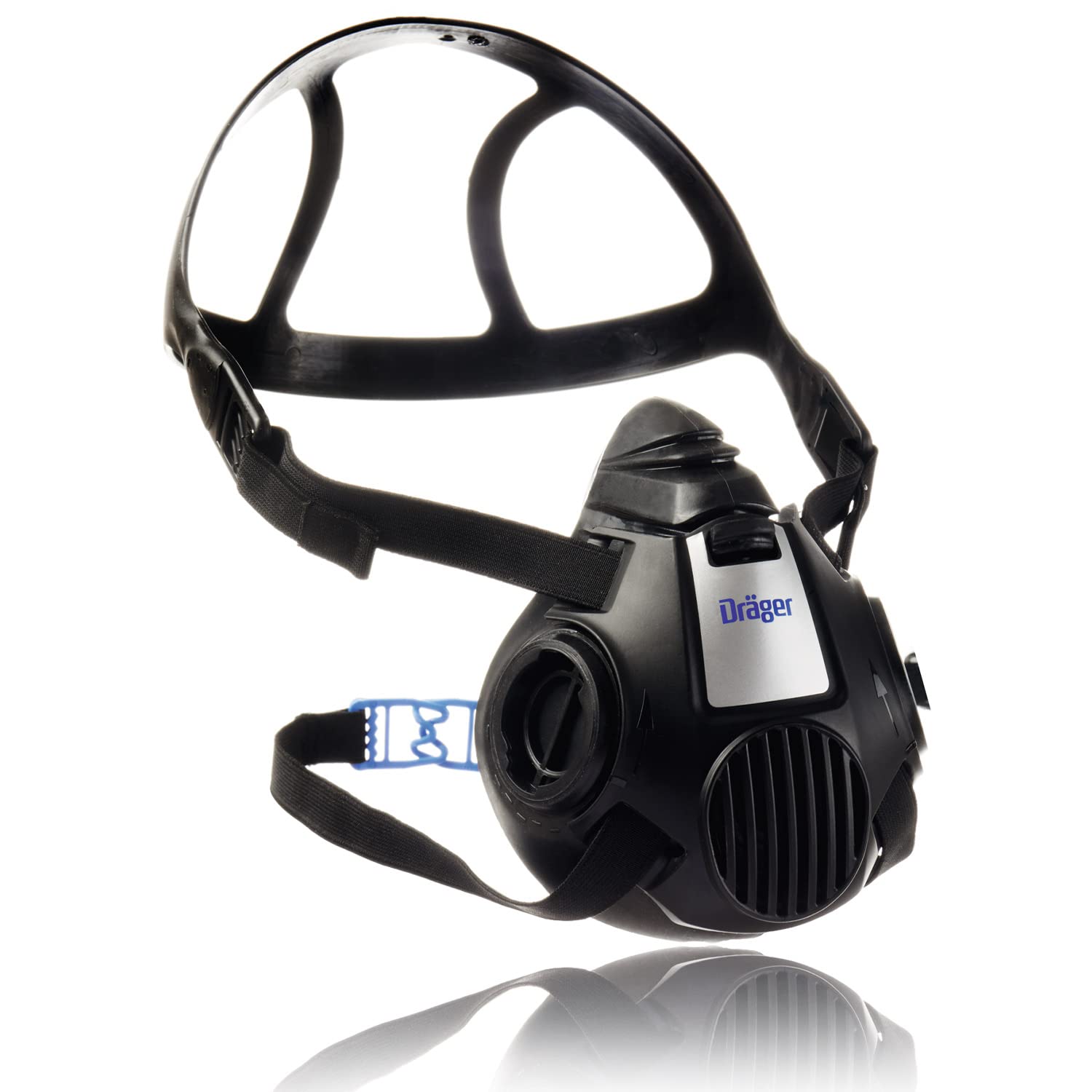 Półmaska ochronna Dräger X-plore 3500 do prac budowlanych - Rozmiar M | Półmaska przeciwpyłowa z filtrami bagnetowymi
