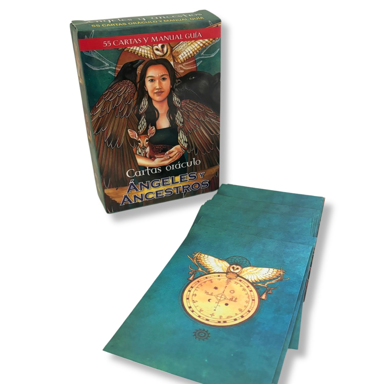 Mazo De Cartas De Oráculo – Set De Guía Espiritual Con Afirmaciones, Ideal Para Meditación Y Autoconocimiento, Diseño Artístico Y Compacto