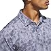 adidas Men's Ultimate365 Textured Print Polo Shirt, Collegiate Navy/White, Large