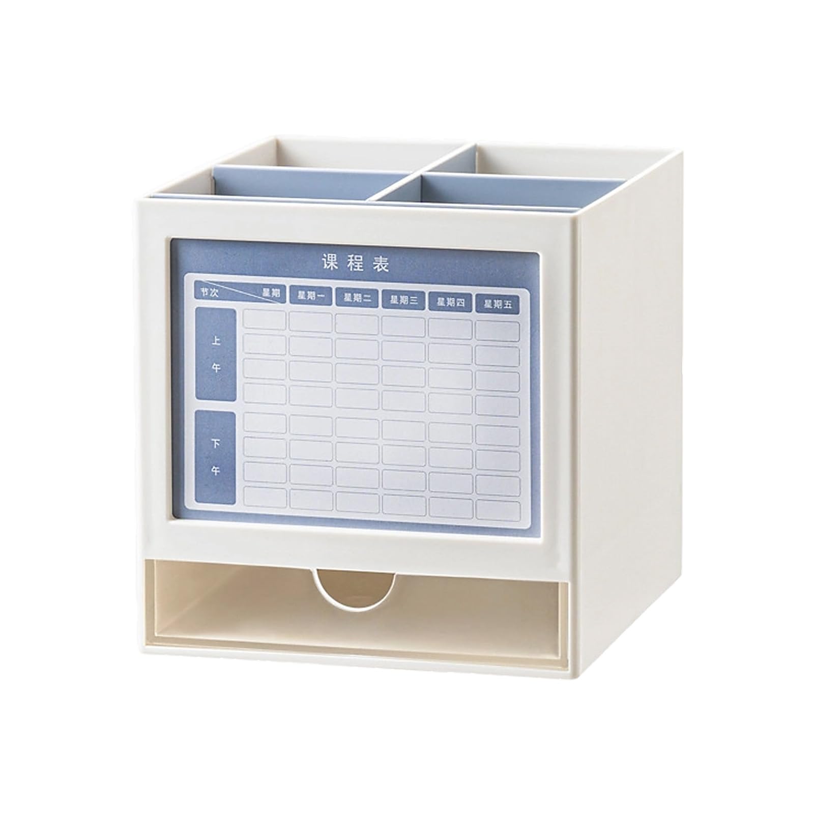 uikios Desk Cosmetic Holder Offices Home Decorations Desk Makeup Brush Holder Container Desktop Ornament Pencil Storage Shelf Cosmetic Countertop Organizers