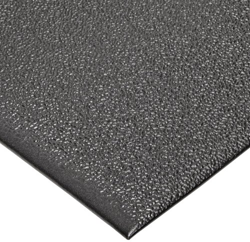 NoTrax T41 Heavy Duty PVC Safety/Anti-Fatigue Comfort Rest Pebble Foam, for Dry Areas, 3' Width x 5' Length x 9/16