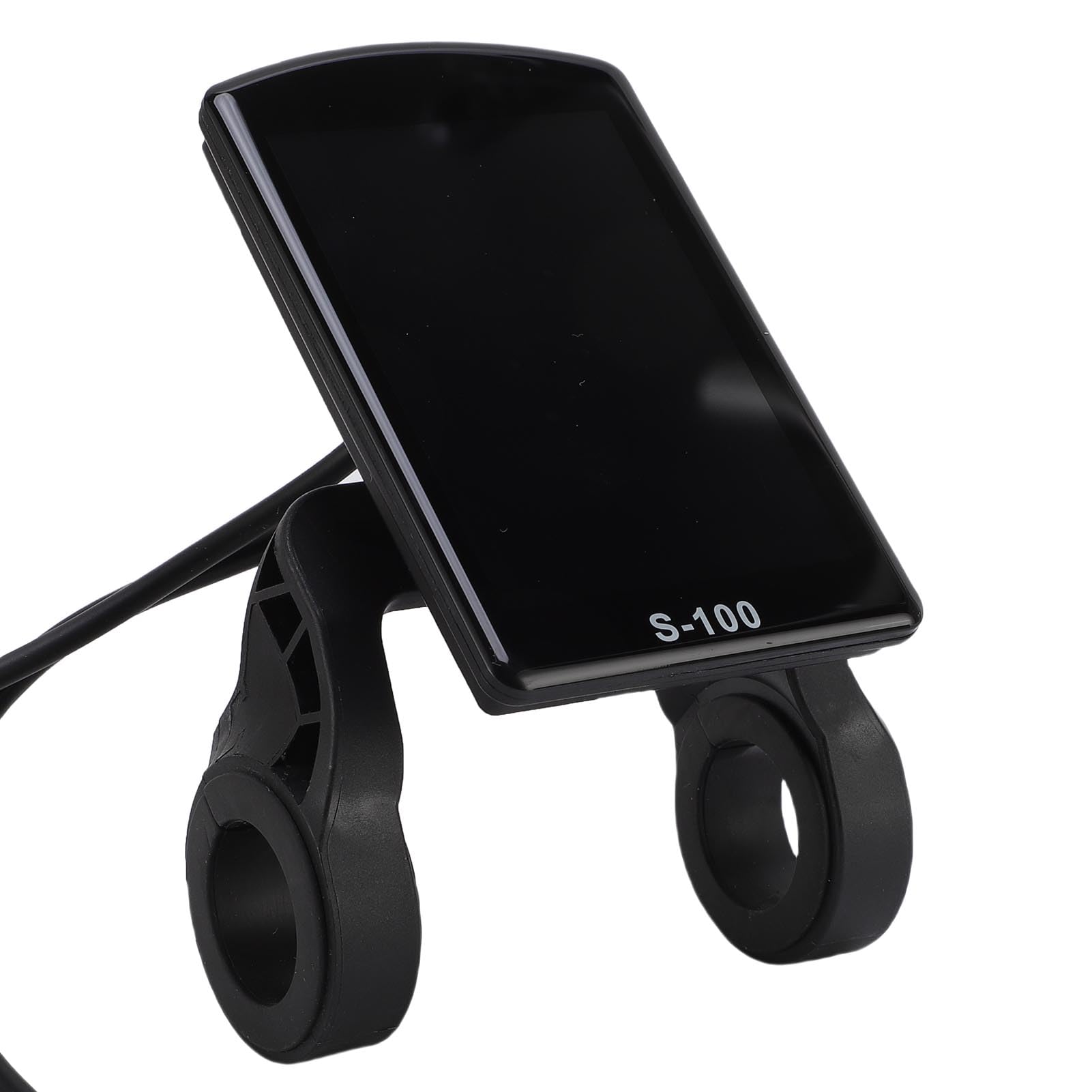 Display LCD per Bici Elettrica, Materiale ABS, Schermo a Colori con Cavo Antipioggia a 5 Nuclei, Adatto per Manubrio da 22,2 Mm per Pendolarismo su Scooter Bici Elettrica