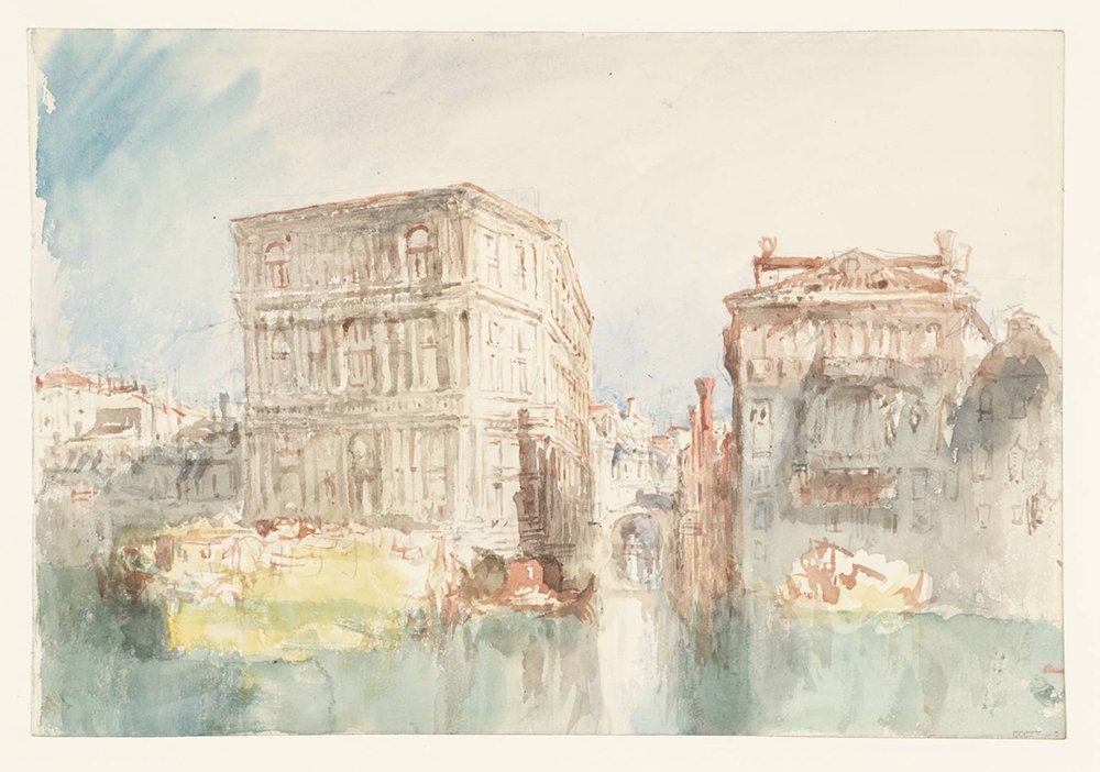 Cuadro Venecia de J.M.W. Turner Palazzo Grimani impreso en Archival Matte pequeño
