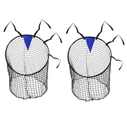 Zequech 2 Stück Sockel Top Bins Zielnetz mit schwarzem Zielpunkt, Fußballtor Trainingsziele, Praxis Eckbälle, Freistöße, Weitschüsse, Schnalle verstellbare Seilriemen, Nicht leicht zu verschieben