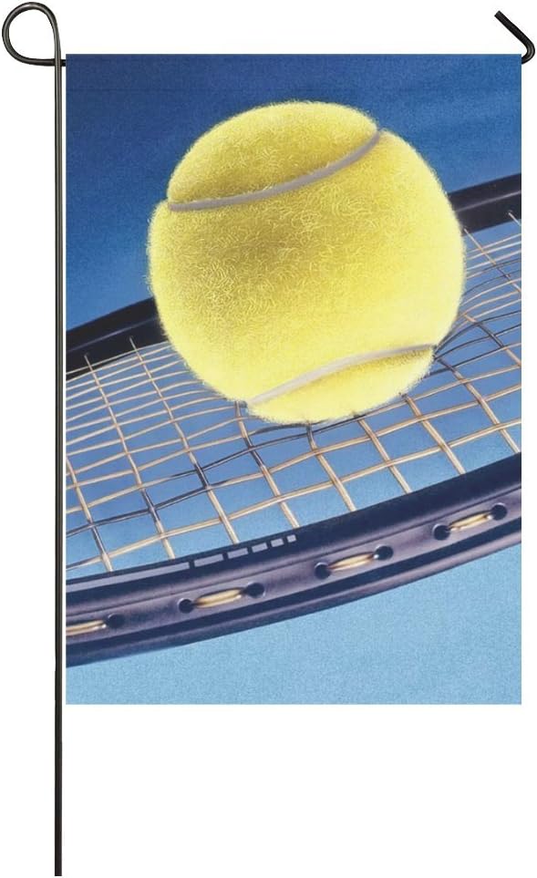 Garden Flag,Tennis Ball Weatherproof 100 Polyester House