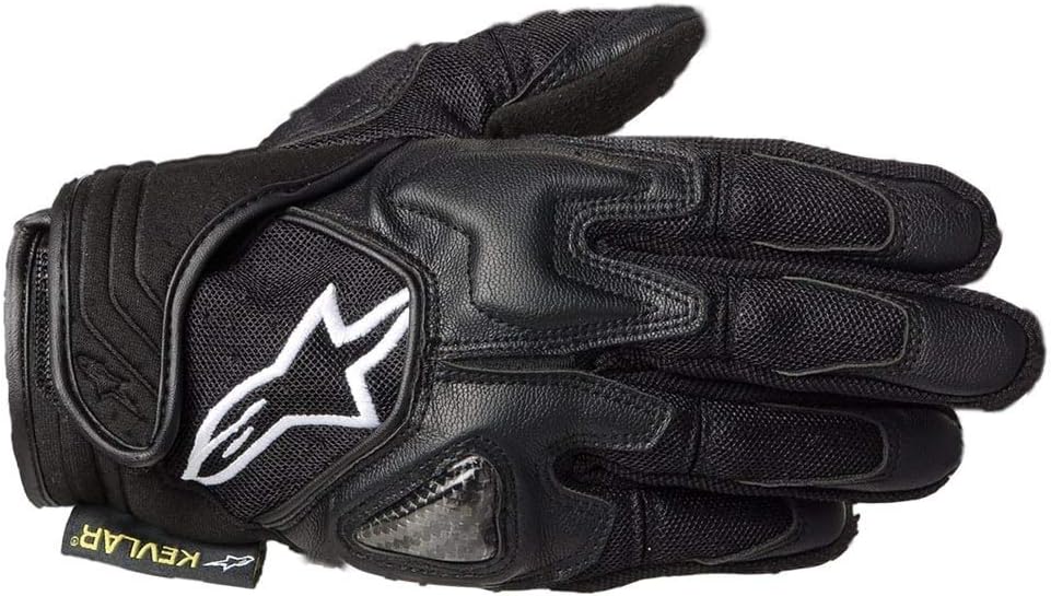 Alpinestars Scheme Kevlar Motorcycle Gloves. 3502612 10 M - Textile Motorbike Gloves M Black