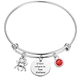 Scwasen Inspirational Spider Bracelet for Women Man If Lost Return to Tom Holland Spidermenn Fan Gifts for Girls Son Kids