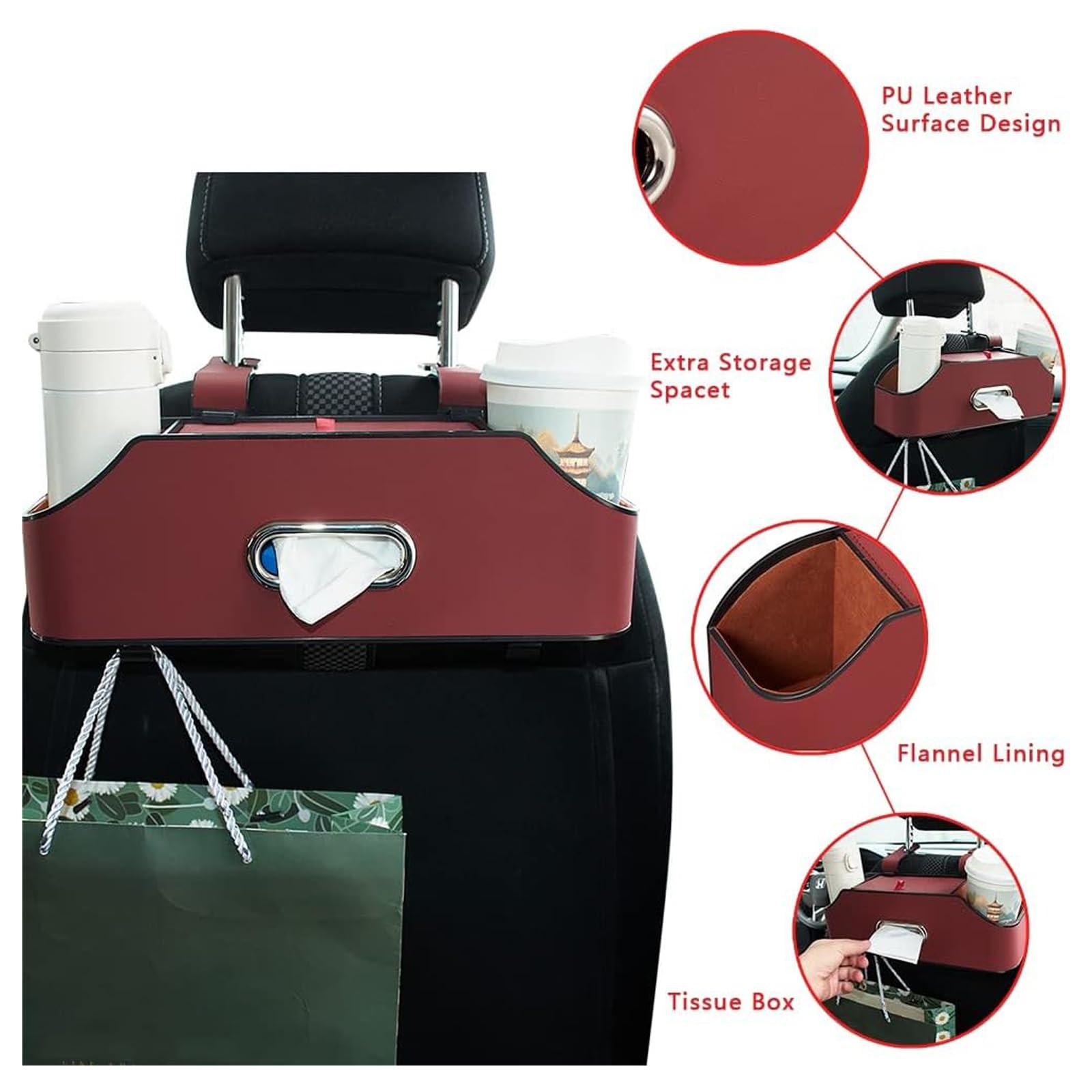 Organizador Respaldo Asiento Coche para BMW X1 E84/F48