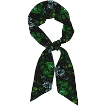 Lush Foliage Green Plant-4 for Women's Fashion Scarf - Soft Lightweight Long Scarves for Women, Floral Printed Shawl Wrap, Chic Neckerchief for Travel & Evening