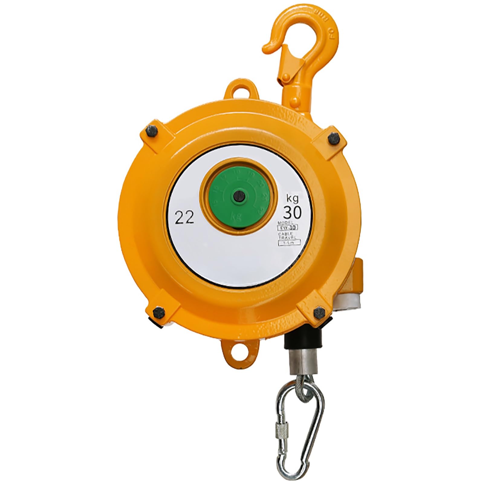 Hanging Spring Balancer, Spring Tool Balancer 1.5m Retractable Hanging Holder 1-80kg for Factory Workshop(22-30kg)