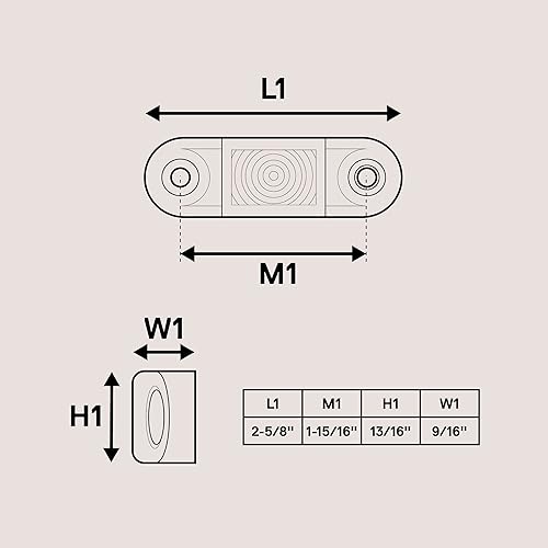 Miniatura 7 de TRUE MODS - Juego de 2 luces LED ámbar de 2.5 pulgadas para remolque DOT FMVSS 108 SAE P2 Montaje en superficie Impermeable IP67 Luces laterales