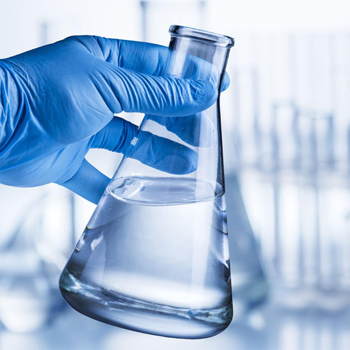 KOMBIUDA Matraz Erlenmeyer Cónico de Vidrio de Borosilicato 500 Ml, Set de 4 Piezas Espesado para Cristalografía de Laboratorio, Herramienta para Experimentos Escolares y Estilo Aleatorio