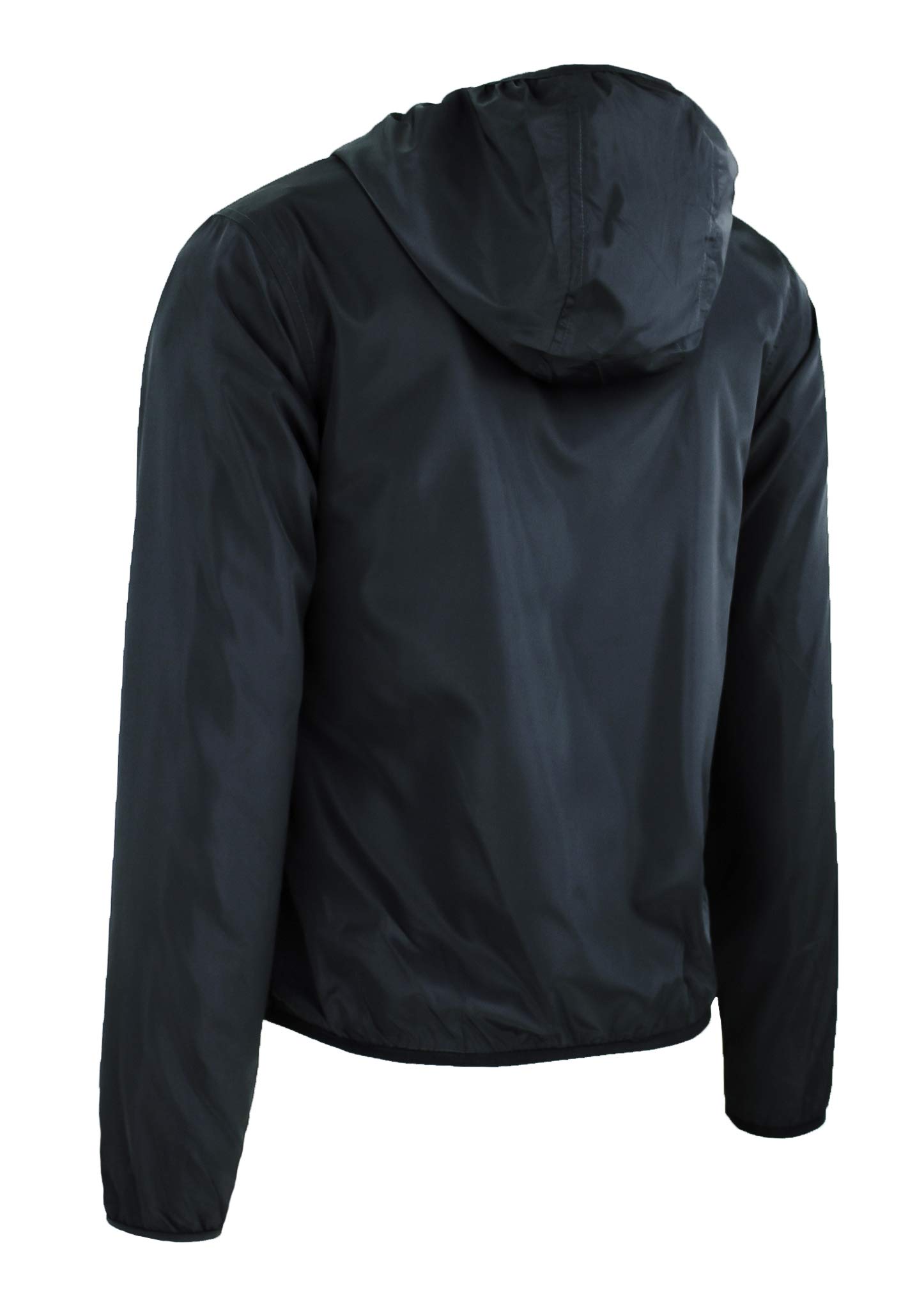 Evoga Chaqueta hombre primavera verano casual impermeable chaqueta con capucha
