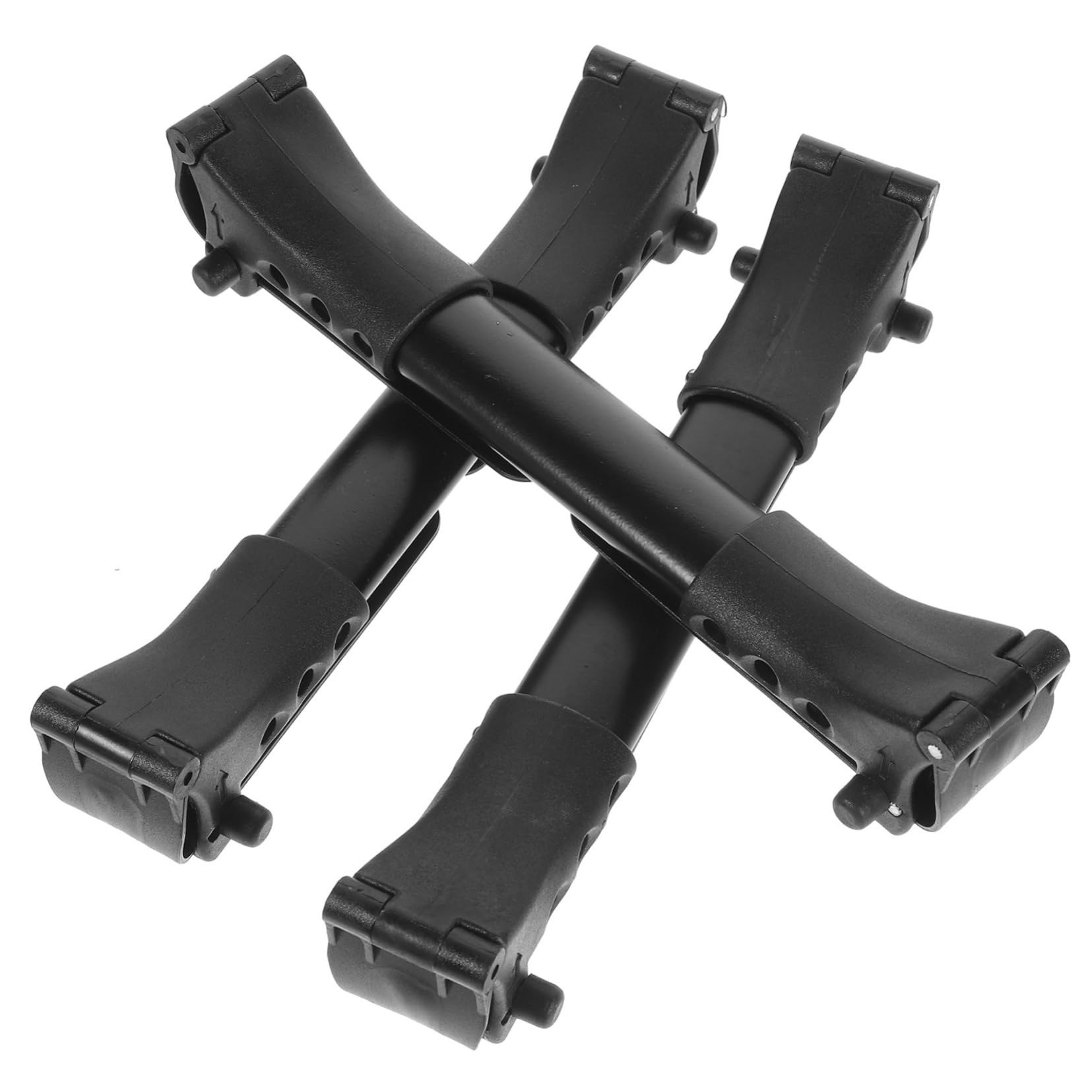 Conector para Cochecito Gemelo de Aluminio Negro 3 Piezas