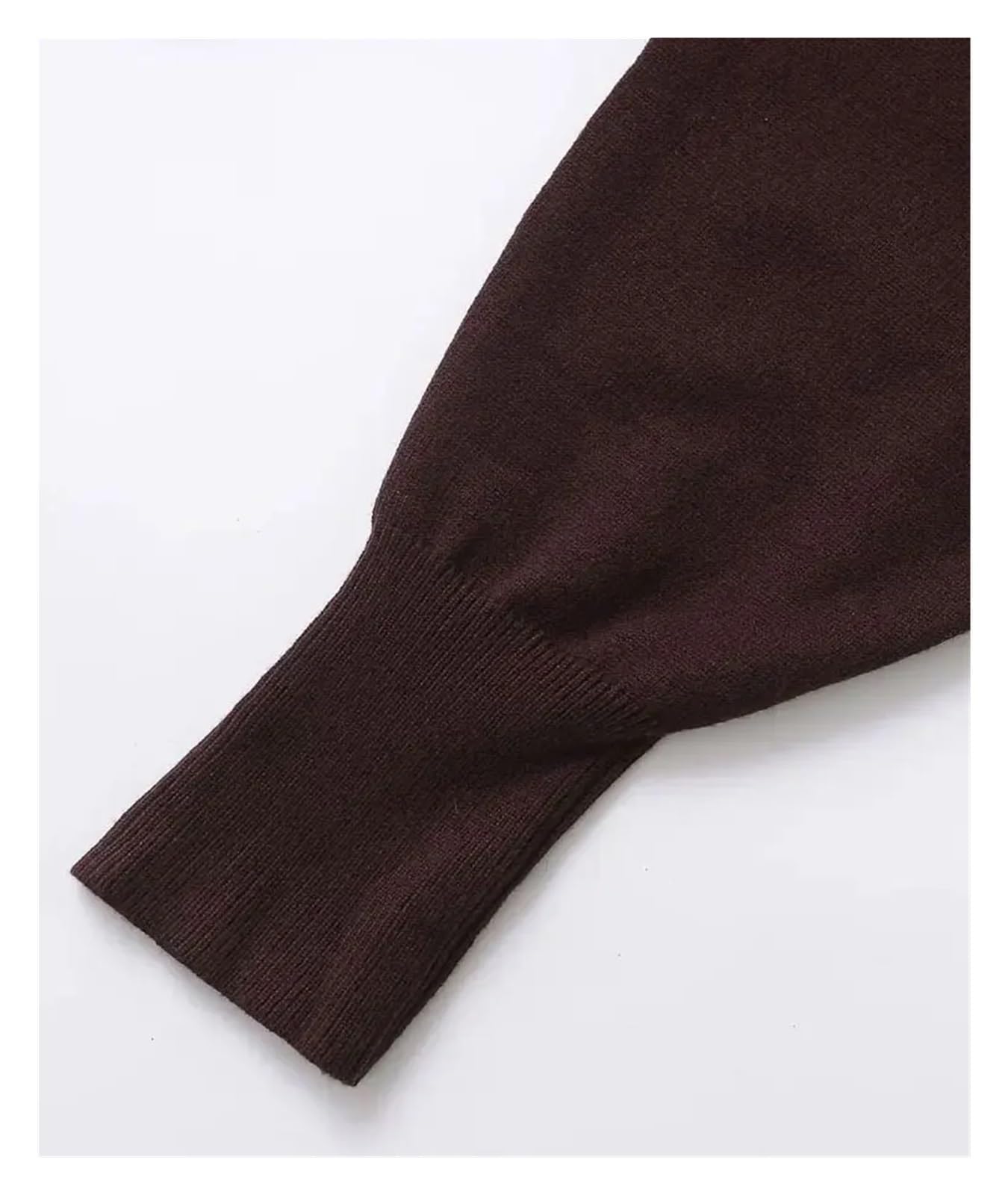 Cárdigan de Punto con Cuello en V y Botones Delanteros for Mujer, suéter de Manga Larga con Dobladillo Ajustado, Prenda Exterior Elegante for Mujer