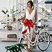 Lazo gigante rojo de 42 cm para coche, bicicleta, cumpleaños, boda y...