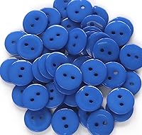 Vista 11 de 200 botones rojos de 5/8 pulgadas (0.591 in), 2 agujeros, botón de resina para coser y manualidades de bricolaje