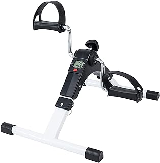 TechFit Pédale Formateur, Mini Vélo d'appartement pour la Maison et Bureau, Machine d'entraînement Légers pour Les Bras et Jambes, Adaptée à la Récupération
