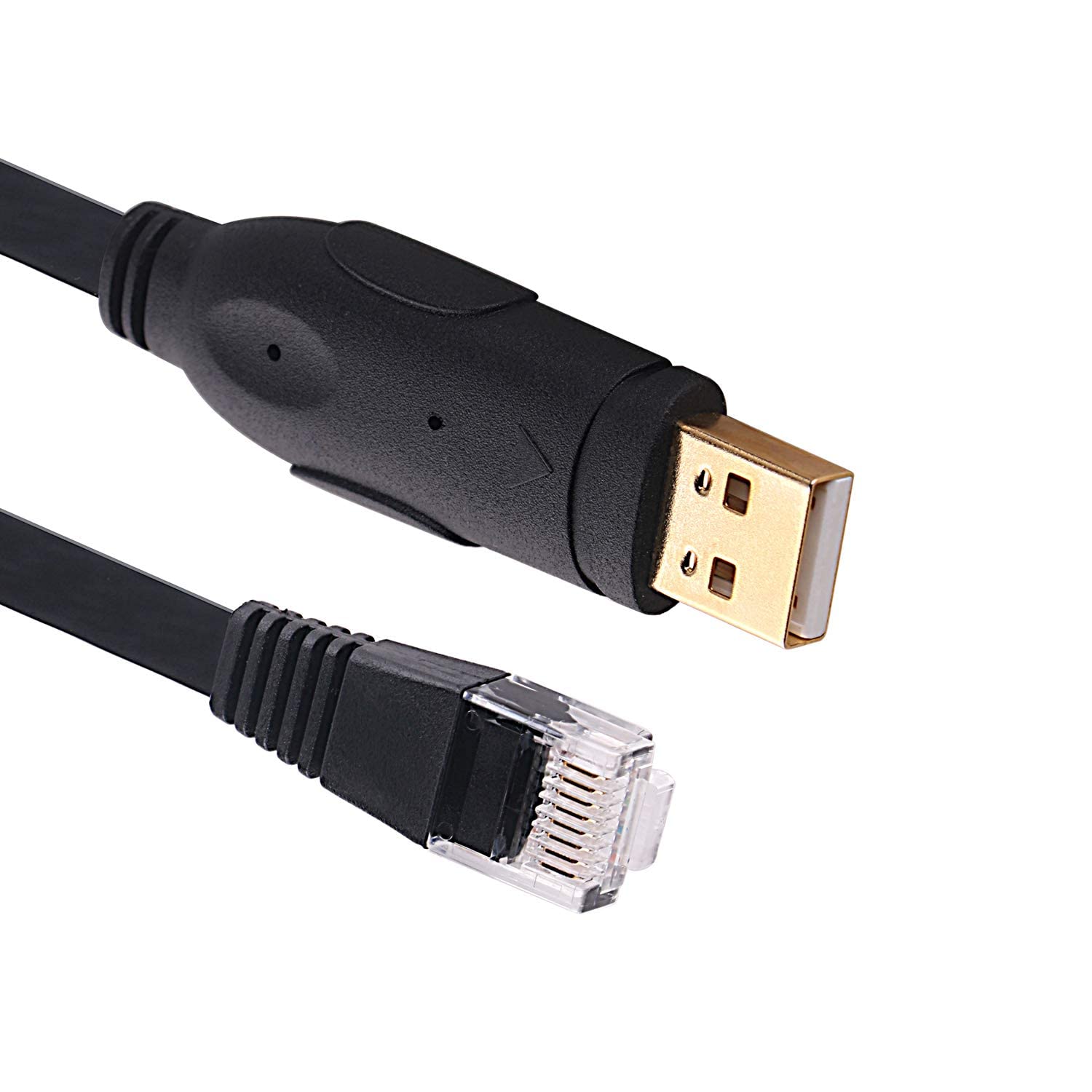 CARE CASE® USB to RS232 RJ45 Console Cable for Compatible with Windows Linux (BLACK) (B0B575NV6D) Amazon Price History, Amazon Price Tracker