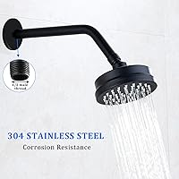 Vista 7 de Placa de cubierta de fontanería de gran tamaño con brida de brazo de ducha de 4 pulgadas, placa universal de repuesto extra grande para cubrir