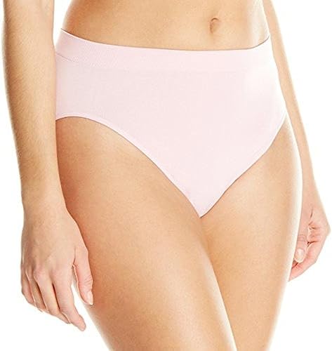 Bali Women's Comfort Revolution Seamless Hi Cut, Pink Sands, 6/7'