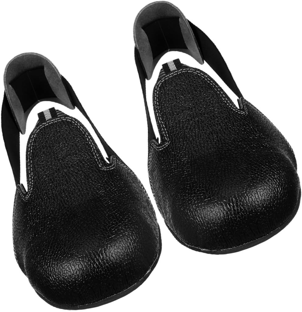 Steel Toe Guard Shoe Toe Protectors Safety Boot Covers Industrial Footwear Guards Anti-smash Overshoes for Men and Women Worksite Protection 1 Pair