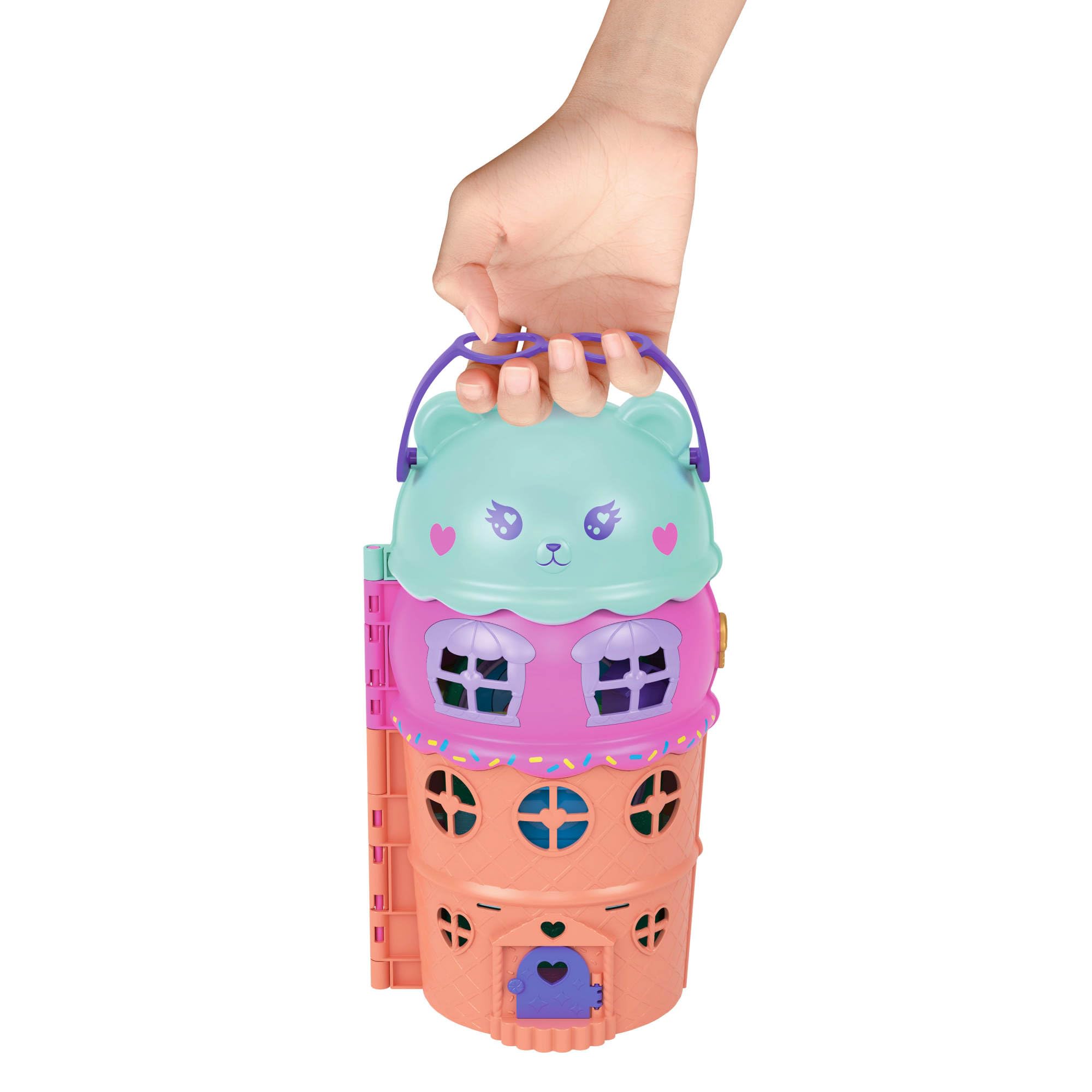 Polly Pocket Duży zestaw kompaktowy Dom Lodowego Misia