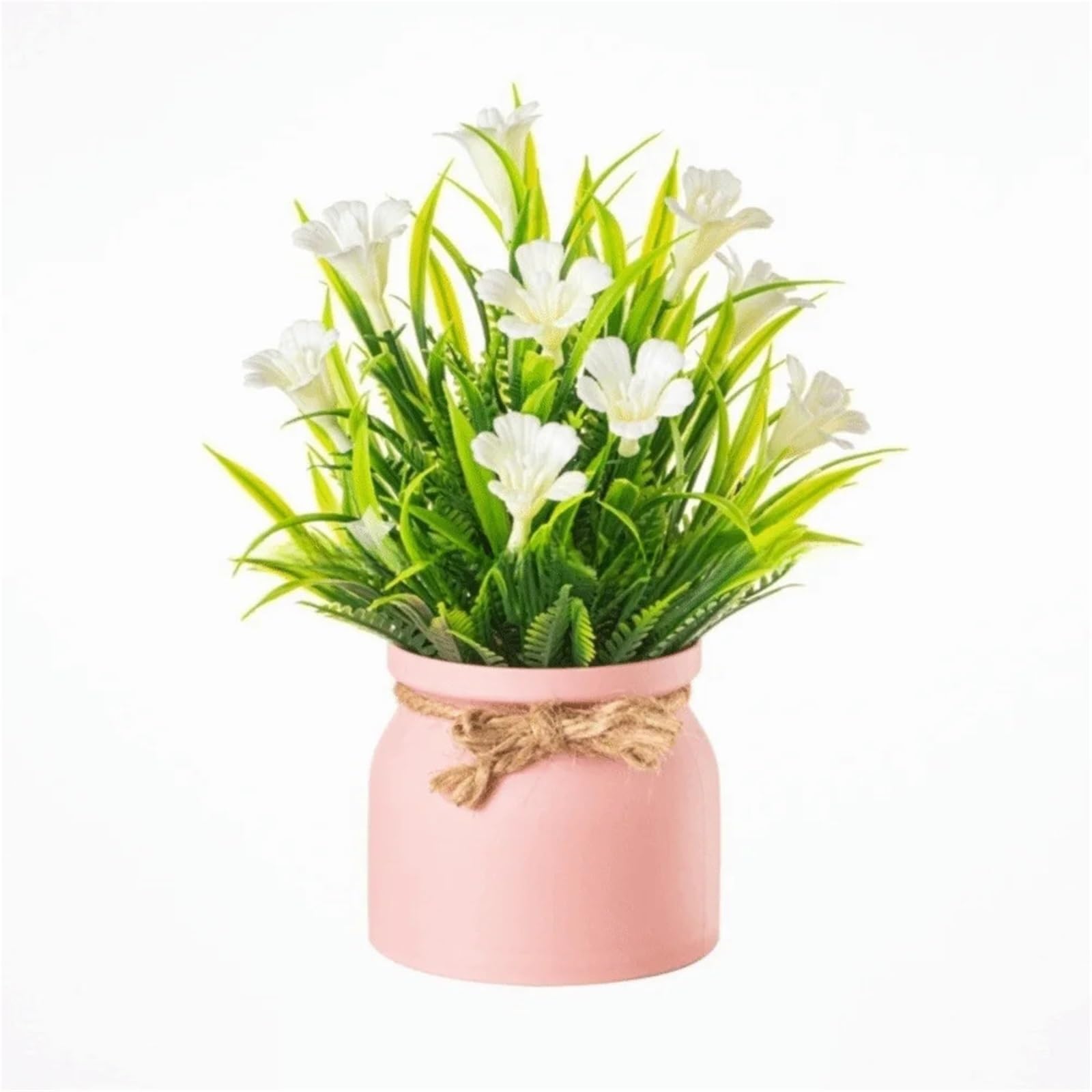 MZSKLW Small Artificial Plants Fake Potted Flowers Bonsai