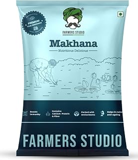 Premium Makhana 100 grams | Healthy, Natural Fox Nuts | Gluten-Free, Vegan Snack | Rich in Protein & Fiber | Perfect for Roasting, Fasting, or Weight Loss