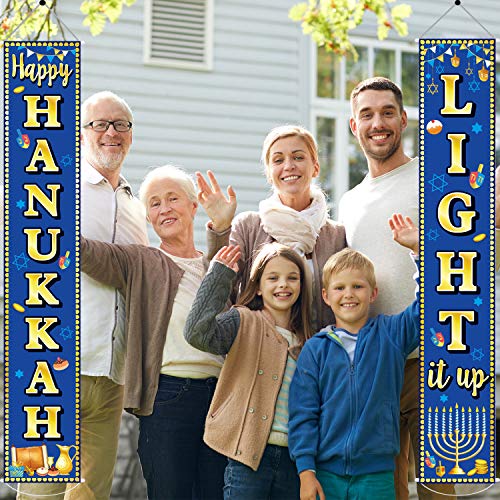 Happy-Hanukkah-Banner-Hanukkah-Chanukah-Decorations-Porch-Hanging-Blue-Welcome-Sign-for-Home-Holiday-Party-Outdoor-Decor Happy Hanukkah Banner Hanukkah Chanukah Decorations Porch Hanging Blue Welcome Sign for Home Holiday Party Outdoor Decor
