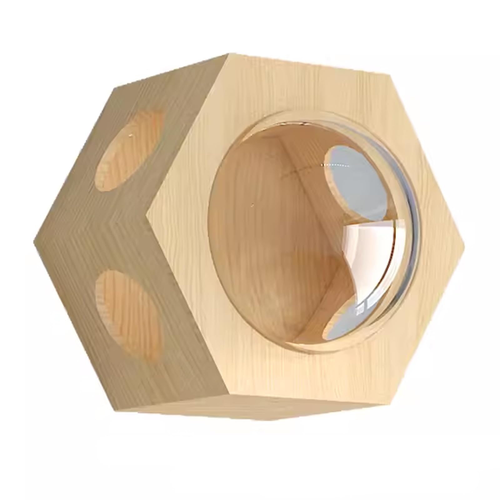 DYUNCZ Cat Wall Furniture, Cat Climbing Shelves, Wall Cat Shelves, Wooden Cat Climbing Shelf for Wall, for Sleeping, Playing, Climbing, and Lounging - Easily Holds Up to 35 Lbs (Color : Hexagonal spa