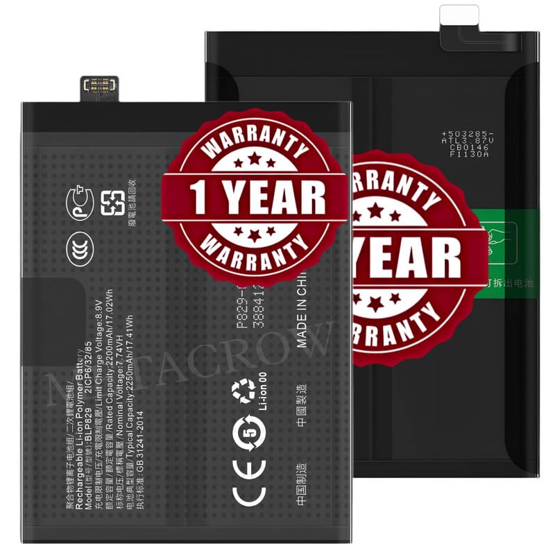 Original BLP829 Battery Compatible for OnePlus 9 - (4500mAh) - 1 Year Warranty_MC16